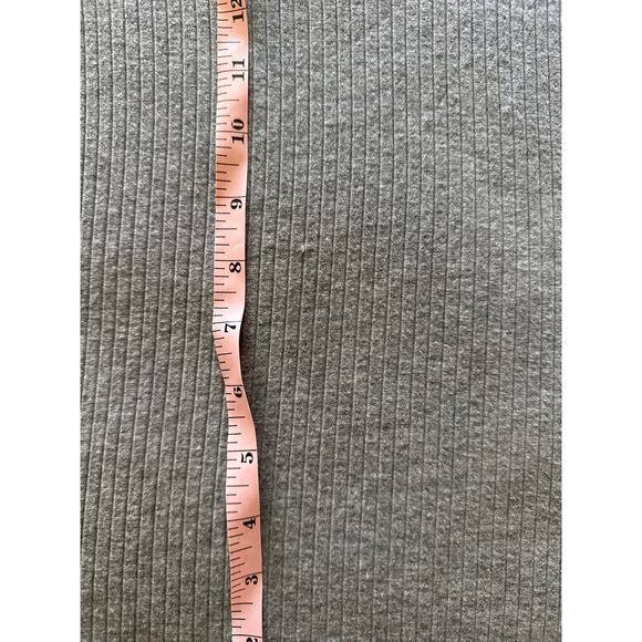 Veronica Beard Dansby Ribbed Top in Heather Gray Small Shirt - Picture 9 of 9